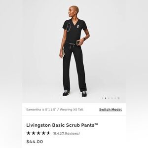 Figs Livingston Basic Scrub pants Size Extra Small/Tall XS/T